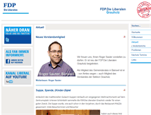 Tablet Screenshot of fdp-grauholz.ch